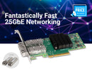 Sonnet Twin25G  Dual Port 25Gb PCIe Card (SFP28s included)