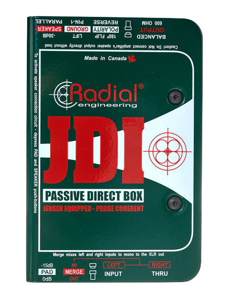 Radial Engineering J DI Premium Passive mono DI box