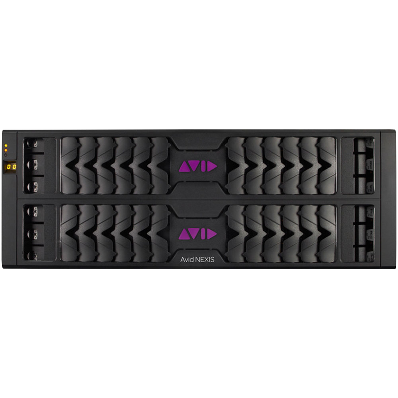 Avid NEXIS | E4 280TB. Includes Avid NEXIS | FS Foundation E4 Engine with two 140TB Media Packs, 2 drive slot covers & ExpertPlus w/Hardware Support