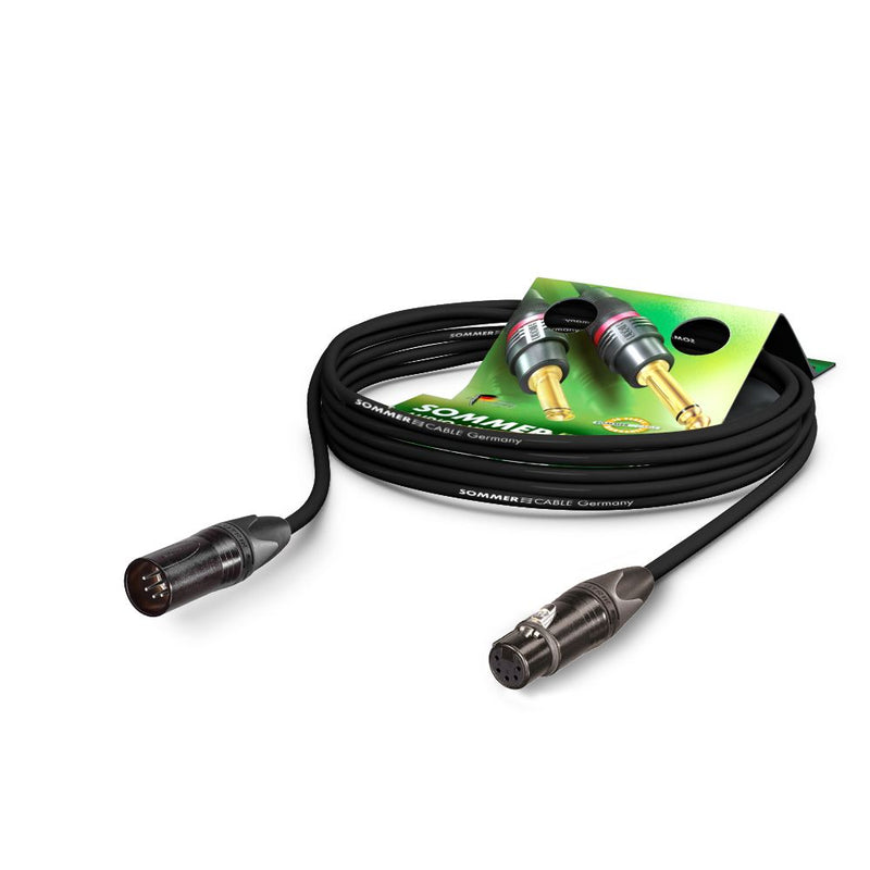 Sommer Cable Aes / ebu / dmx512 Binary 234 AES/EBU MKII, 2 x 0,34 mm² | XLR / XLR, NEUTRIK® | 3,00m | black