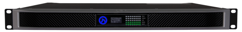LEA CS168D, 8 Channel x 160 W @ 4ohm, 8ohm, 70V and 100V per channel. Dante Connect