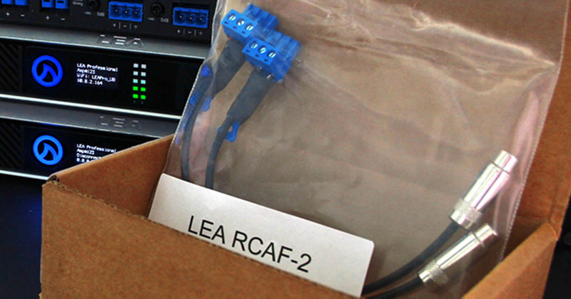 LEA RCAF-2 Female RCA to Ampenol 3 pin connector