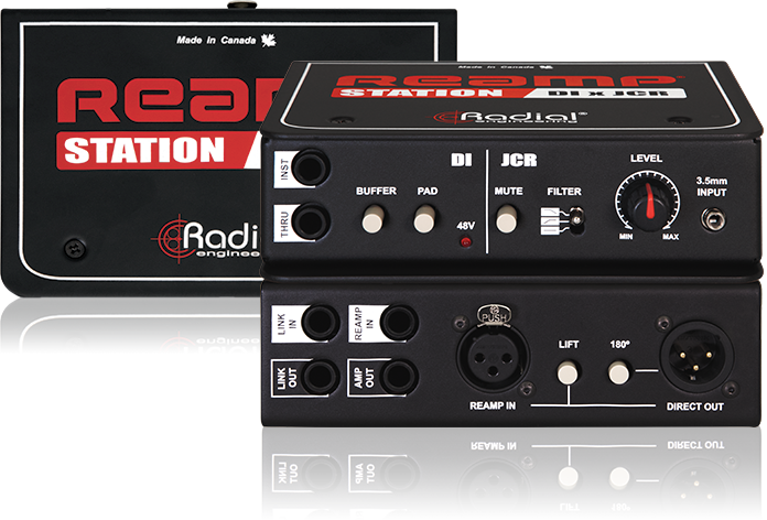 Radial Reamp® Station Studio Reamper & Direct Box