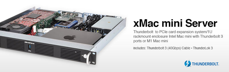 Sonnet xMac mini Server DV with independent slots to two TB ports