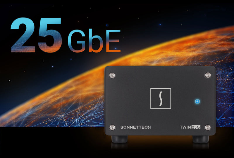 Sonnet Twin25G Thunderbolt Dual Port 25Gb Ethernet Adapter