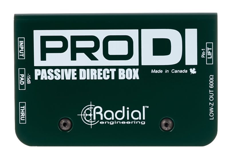 Radial Engineering ProDi passive mono DI box