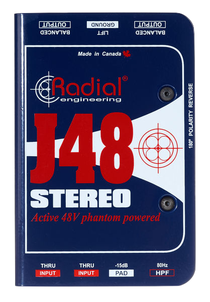 Radial Engineering J48 Stereo Active Premium DI box