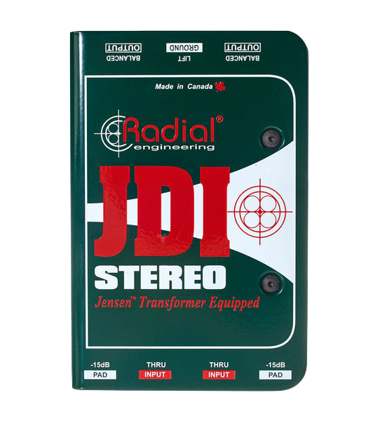 Radial Engineering J DI Premium Passive Stereo DI box