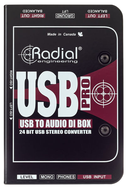 Radial USB-Pro Stereo USB DI box