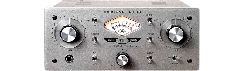Universal Audio 710 Twin-Finity Tone Blending mic preamplifier