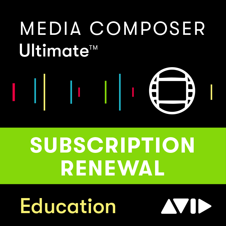Media Composer Ultimate 1 Year Subscription EDU RENEWAL