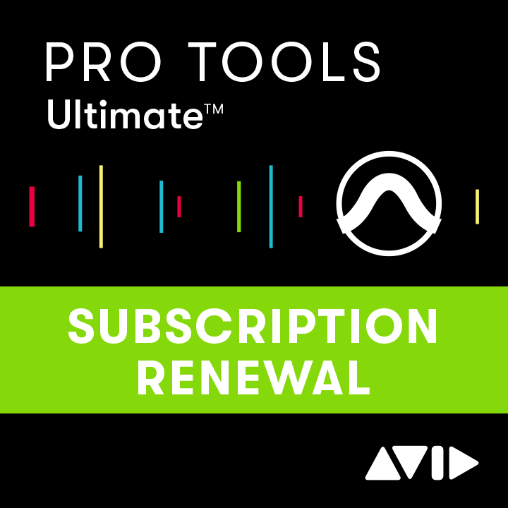 Pro Tools 1-Year Subscription RENEWAL continued software use, updates + support for a year