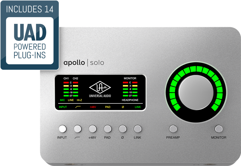 Universal Audio Apollo Solo Thunderbolt 3 - Heritage Edition