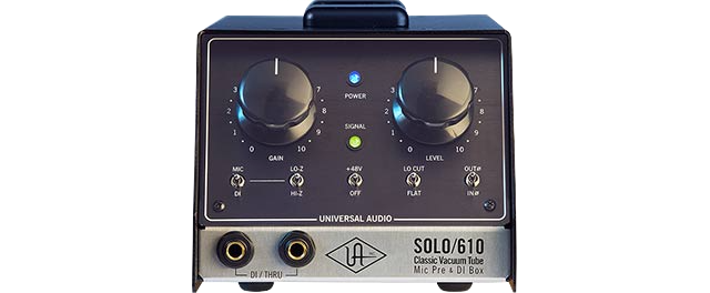 Universal Audio SOLO 610 Classic Tube preamp and DI